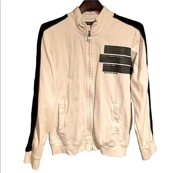 Mexx White Full Zip Sweatshirt Jacket - Picture 1 of 5